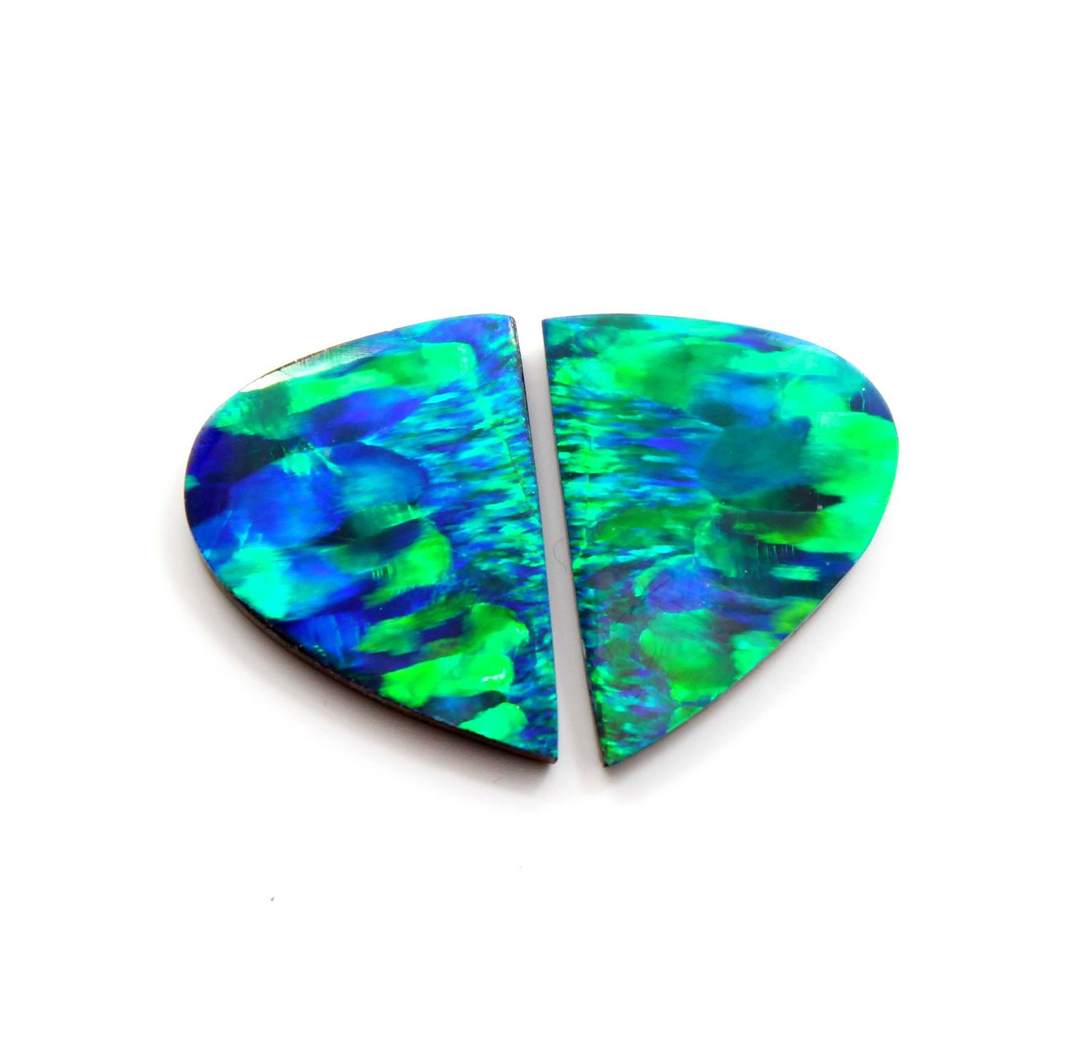 Natural Australian Boulder Opal Bello Black Opal Size 33X25MM Gemstone Exporter