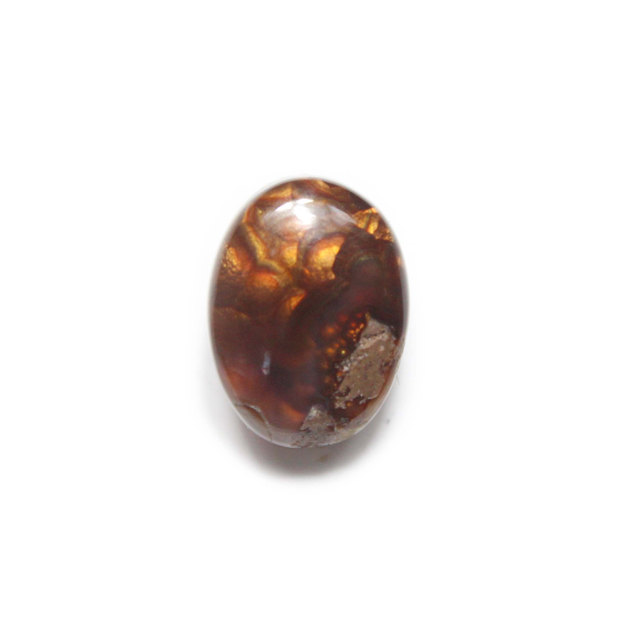 Natural Mexican Fire Agate Smooth Cabochon Oval Shape 11x15MM Exporter