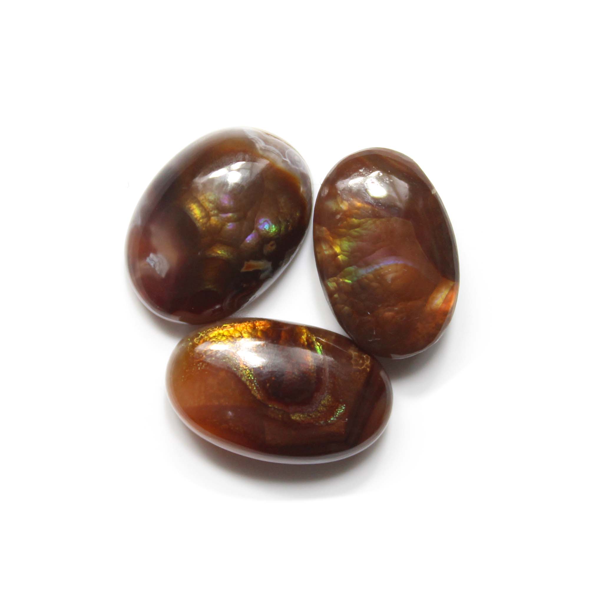 Natural Mexican Fire Agate Cabochon Gemstone Oval shape Size 9x13MM Supplier