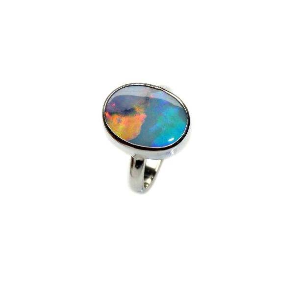 Rare Quality 925 Sterling Silver Ring Natural Australian Opal Manufacturer